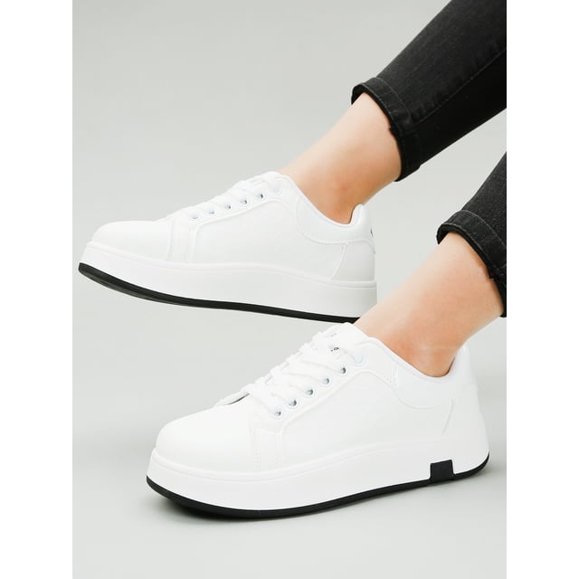 Tenis Para Mujer Shendy Vendy Plataforma Sneakers Antideslizante Estilo Casual
