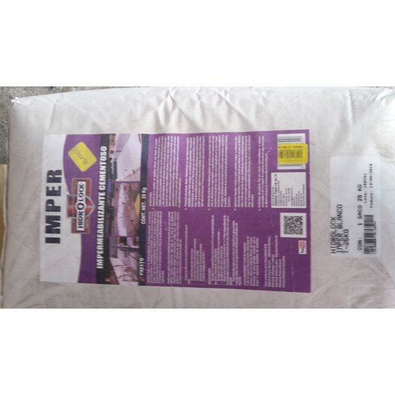 Impermeabilizante Cementoso Presto Hidrolock 25kg Imper
