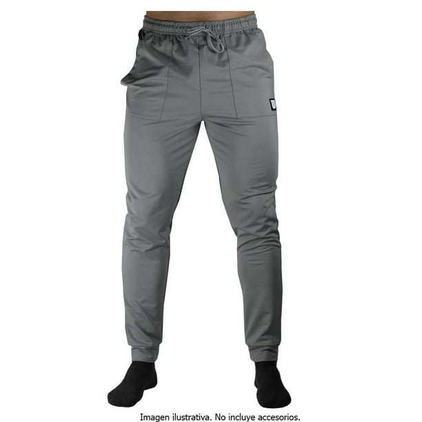 Pantalón Wilson para Hombre, Jogger Deportivo con Bolsas Laterales Gris Talla M