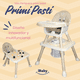 thumbnail image 2 of Silla alta periquera 7 en 1 con mesa y charola para bloques primi pasti ibaby beige, 2 of 8