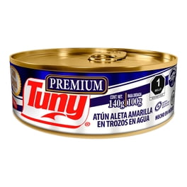 Atún Tuny light aleta amarilla en agua 140 g
