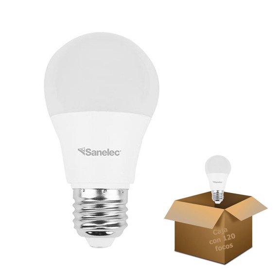 Foco Led 9W 1325 Luz Fria 6500K 120 Piezas blanco 9W