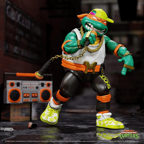 Super7 ULTIMATES! Teenage Mutant Ninja Turtles Rapper Mike
