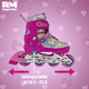 thumbnail image 2 of Patines en Línea Ajustables RM REGALOMEX para Niños Talla 19.5-23.5 Plateado Mediano, 2 of 6