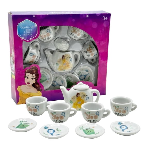 Juego de Té Disney Pakki Toys Bella 9 Piezas