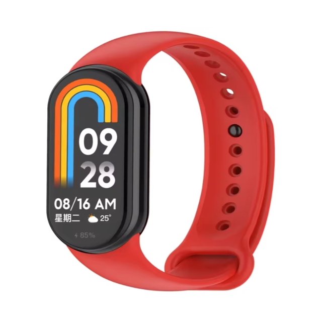 Correa de Silicona para Xiaomi Mi Band 8, Premium, Deportiva, Resistente al Agua