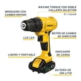 thumbnail image 4 of Taladro Inalámbrico Pretul 3/8" 12V Amarillo, 4 of 4
