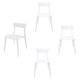 thumbnail image 1 of SET DE 4 SILLAS DE EXTERIOR BRIANZA COLOR BLANCO, 1 of 8