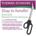 thumbnail image 3 of Tijeras de Mango Largo, Cortaúñas Ergonómico para Pedicura y Cuidado de Uñas de Los Pies (Negro), 3 of 5