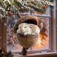 thumbnail image 3 of Adornos navideños Chopper de 8 cm con diseño de animales del bosque, para árbol de Navidad, regalo navideño, decoración colgante, decoración de jardín, decoración navideña y de Halloween., 3 of 6