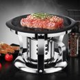 thumbnail image 1 of RKSTN Grill stove Outdoor Indoor Stainless Steel Takeaway Steak Grill, Non-Stick Baking Pan Barbecue Grill Grill Pan, Outdoor Indoor Windproof Grog Burning Oven, 1 of 9