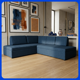 thumbnail image 1 of Sillón Sala Leon Esquinera En L 2 Piezas 5 Plazas Linato Armada Azul, 1 of 7