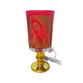 thumbnail image 1 of Lampara Tipo veladora AGL Vaso Rojo Imagen Virgen Con Foco E12, 1 of 3