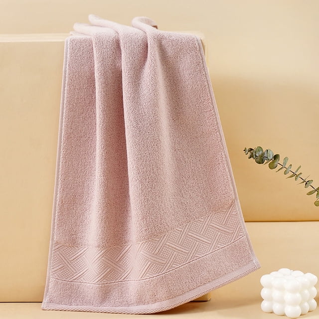 Toallas de baño grandes 34x73 pulgadas - Toallas deportivas sobredimensionadas 100% algodón para hombres y mujeres, toalla absorbente espesada de secado rápido - azul, rosa, café