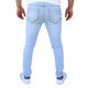 thumbnail image 4 of Pantalón de mezclilla stretch John Silver  Corte skinny Color azul claro blinch, 4 of 5