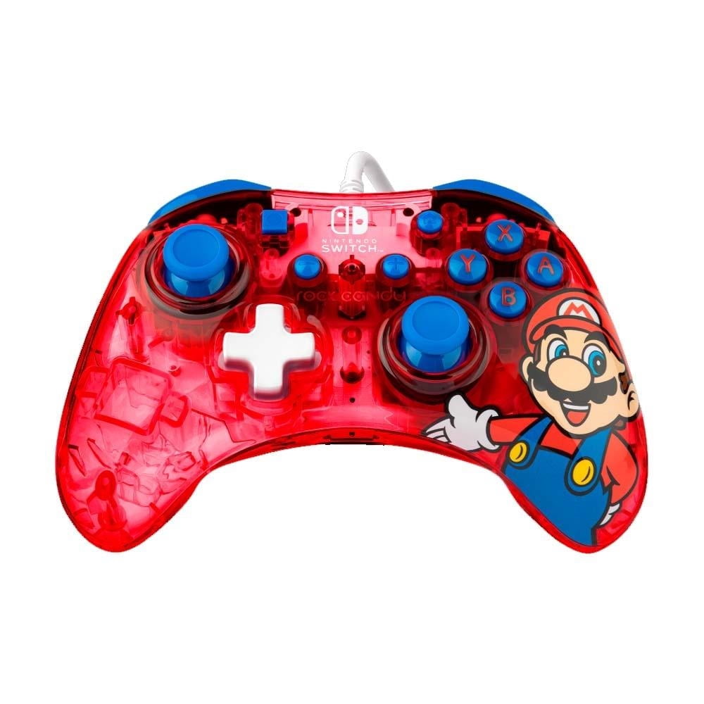 Control Nintendo Switch PDP Rock Candy Alámbrico Mario