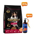 thumbnail image 1 of Croquetas Para Perro Ganador Premium Adulto Razas Grandes 20 Kg con Bomber can aceite de Salmon 500 ml, 1 of 1
