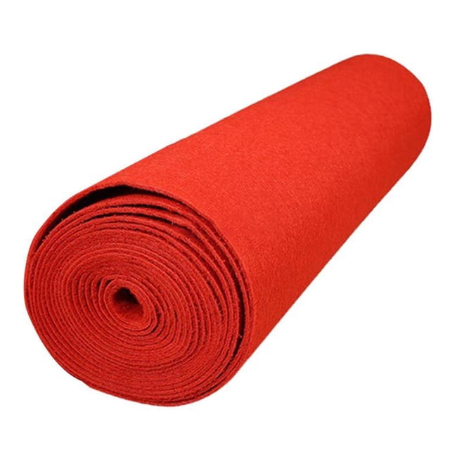 Alfombra de pasillo roja antideslizante portátil y resistente de 1,2 metros de ancho para bodas 1.2mx10m