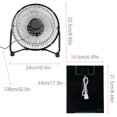 thumbnail image 4 of Ventilador de Energía Solar de Hierro Múltiple, Ventilador de Escape Solar USB, Para Invernadero de Pollo Para Perros, 4 of 7