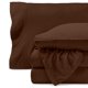 thumbnail image 1 of Juego de Sábanas de Vellón Acogedor Bare Home Vellón Polar Extra Lujoso Tamaño Queen Color Cacao, 1 of 8