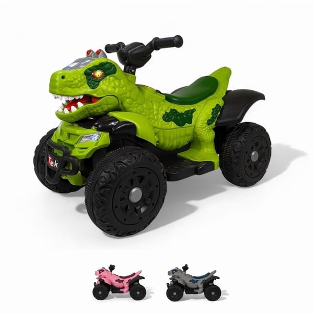 Cuatrimoto Eléctrica Infantil D/ Dinosaurio TEK-1818