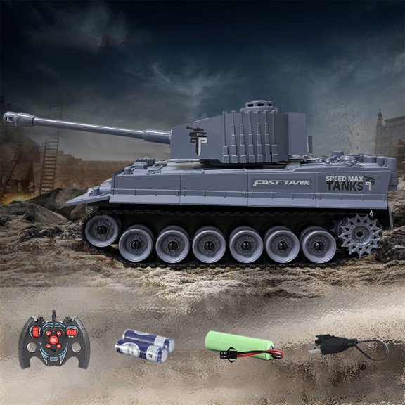 Amzcrzy Juguetes Para Niñas,Juguetes Educativos,Juguetes Stem,Tanque De Control Remoto Para Niños,Tanque Con Luces De Efectos,Sonidos Realistas,Tanque De Batallas,Juguete,Gran Regalo Para Niños.,Jugue