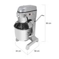 thumbnail image 5 of Batidora Industrial Planetaria 30 Litros Acero Inoxidable 1500W Amasadora Mezcladora 3 Velocidades, 5 of 5