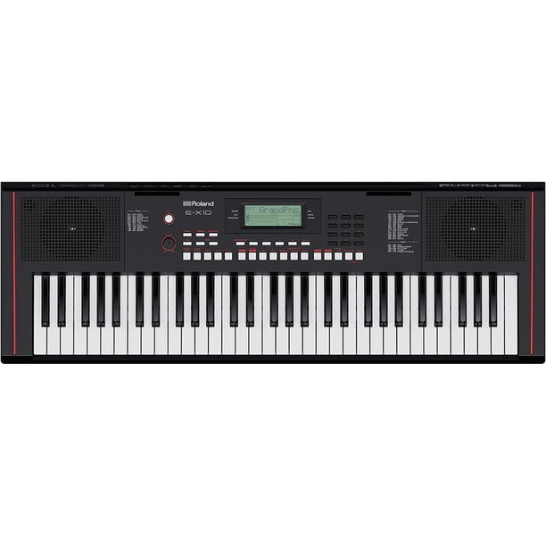 Teclado Arranger Portatil ROLAND E-X10 61 Teclas Color Negro