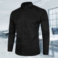 thumbnail image 4 of Camisa de vestir para hombre, camisa de manga larga de ajuste regular para hombre de negocios para la vida diaria, 4 of 8