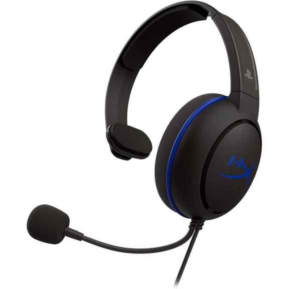 HyperX Cloud Chat Headset (Black-Blue) - PS5-PS4