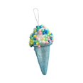 thumbnail image 2 of Adornos para árbol de Navidad, decoraciones navideñas, bricolaje, lindo y dulce adorno para árbol de Navidad. Helado azul, 2 of 9