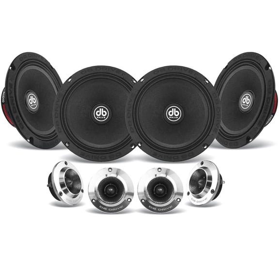 Set de 4 Medios DB Drive PRO6K4MT 500w 6.5 pulgadas 4 Ohms