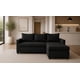 thumbnail image 1 of Sala Esquinera Modular El Bazar Store Vancouver Negro 175x130 cm Sofa Lado derecho ó izquierdo Económica, Tela Lino, 1 of 5