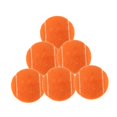 thumbnail image 4 of 6 pelotas de tenis de 64 mm de diámetro para perros de entrenamiento y ejercicio. Naranja, 4 of 9