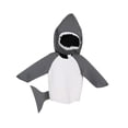 thumbnail image 1 of Disfraz de tiburón para niños, ropa de dibujos animados, ropa de tiburón pequeño para fiesta temática marina. 80 a 105cm, 1 of 9