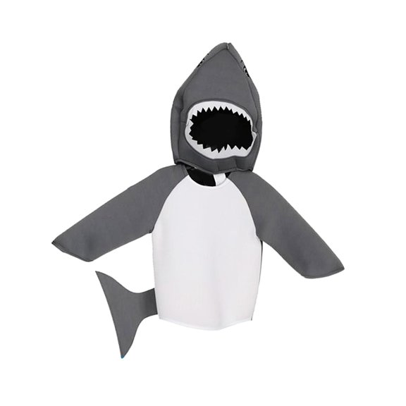 Disfraz de tiburón para niños, ropa de dibujos animados, ropa de tiburón pequeño para fiesta temática marina. 80 a 105cm