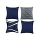 thumbnail image 1 of Set de 4 Cojines Decorativos Coprire 45 x 45 cm Azul, 1 of 7