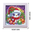 thumbnail image 2 of Amzcrzy Juguetes Para Niñas,Juguetes Educativos,Juguetes Stem,Kit De Navidad Con Marco 5D Redondo Con Taladro Completo,Cuadro De Arte De Diamantes,Adornos Navideños Festivos,Decoración De Pared,Regalo, 2 of 6