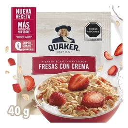 Avena integral Quaker instant sabor fresas con crema 40 g