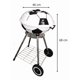 thumbnail image 3 of Asador Móvil De Carbón Alpine Cuisine 46 Cm Diseño Balón, 3 of 6