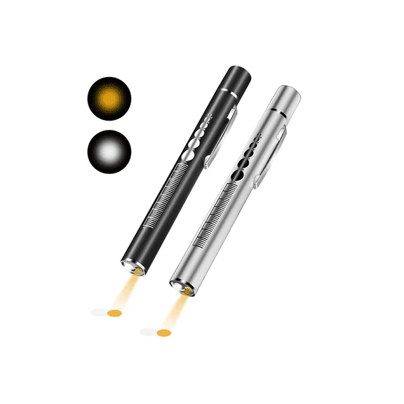 Lamparas Led Diagnóstico Recargables Luz Médico Blancoamaril Xtellar negro