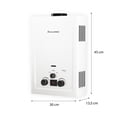 thumbnail image 4 of Calorex Boiler Calentador de Agua Instantaneo Fortis S 06 Para 1Servicio Gas LP, 4 of 5