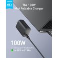thumbnail image 2 of Banco de energía Anker MagGo de 10000 mAh con cargador nano de 100 W, 2 of 7