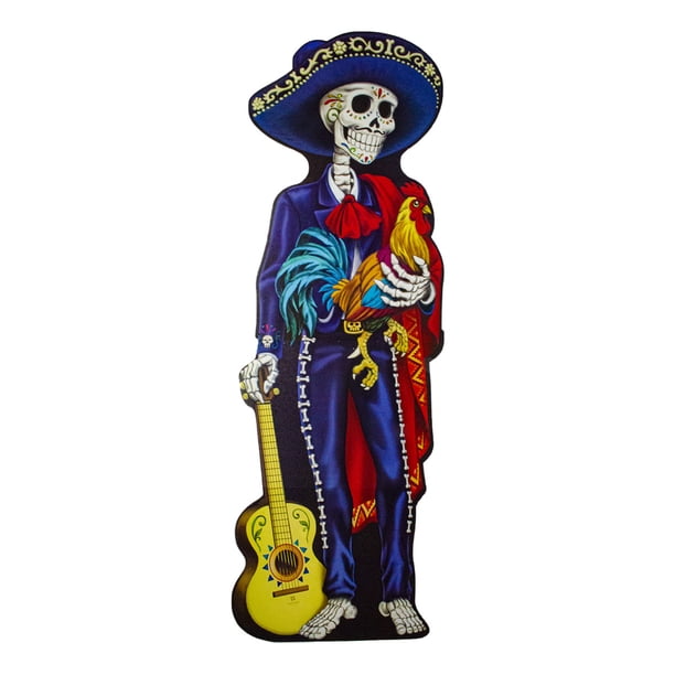 Figura Catrín Charro Mexicano Padi para Armar Adorno Día de Muertos