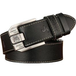 Cinchos Cuero y Detalle Metálico BeltPoshBlack 1Pza 115cm Negro Cuero/Metal Masculino. Aero X MXTBQ-007