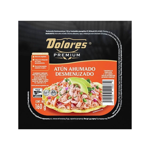 Atún Ahumado Dolores Premium Desmenuzado en Aceite 160 g