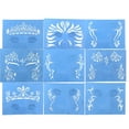 thumbnail image 1 of Plantillas de pintura facial de 9 piezas para decoraciones de Halloween, 1 of 3