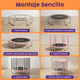 thumbnail image 2 of Trampolín Brincolín Infantil Hurtle, 140cm de Diamentro con Red de Seguridad, Barral de Altura Ajustable 157-168cm, Incluye Saco de Boxeo, Hamaca, Aros y 20 Pelotas, Soporta 55Kg, Interior y Exterior, 2 of 7