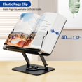 thumbnail image 2 of Soporte para libros BESIGN BS02 Soporte ergonómico ajustable 34x24 cm, 2 of 8
