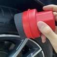 thumbnail image 1 of Cepillo de esponja para pulir neumáticos de coche con tapa | Aplicador de cera y aceite de alta densidad | Diseño curvo ergonómico para un brillo y protección uniformes de los neumáticos, 1 of 6